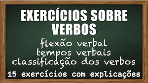 Exercícios sobre Verbos - I