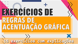 Exercícios de Regras de Acentuação Gráfica - I